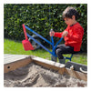 Petit pied - excavateur en métal rouge