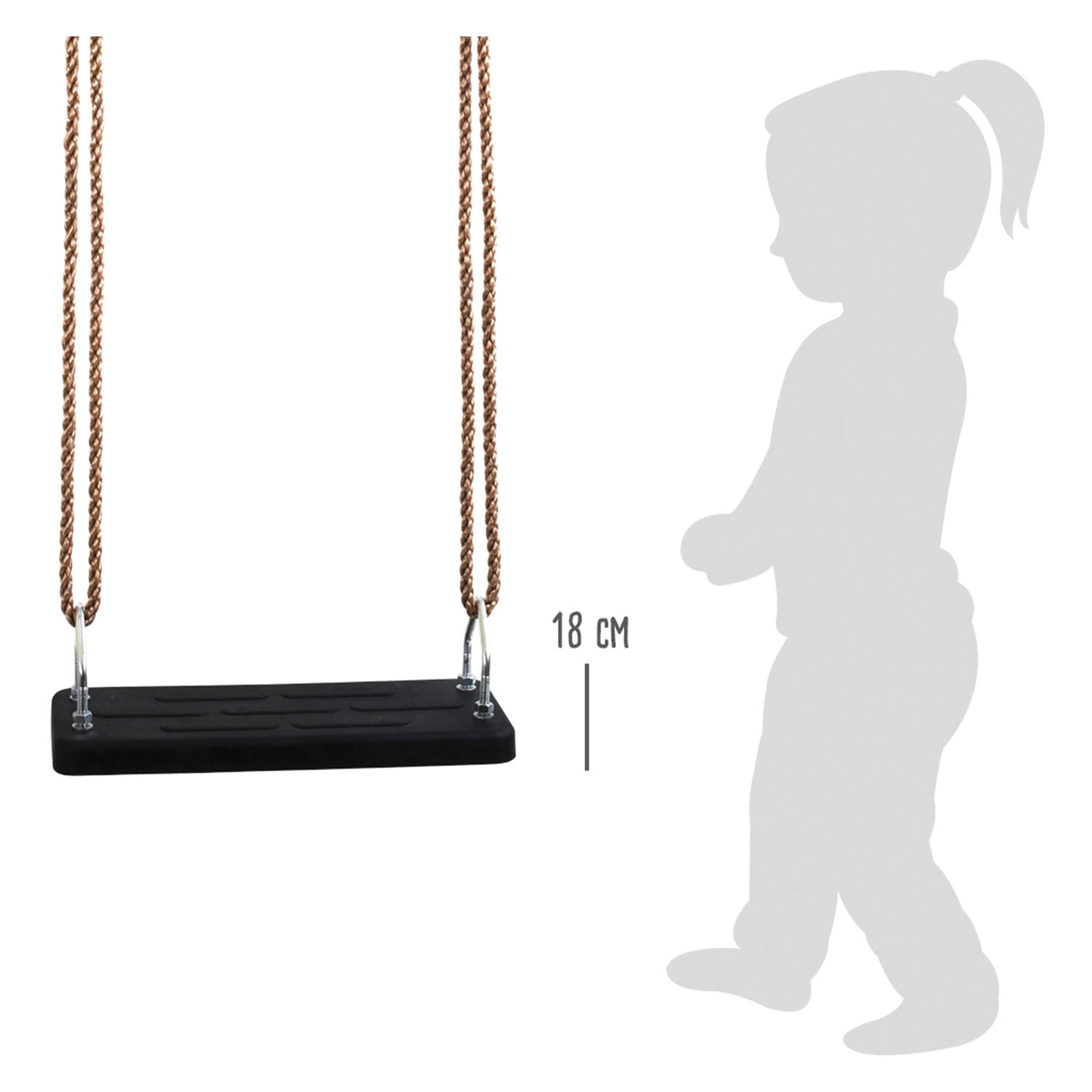 Petit pied swing noir