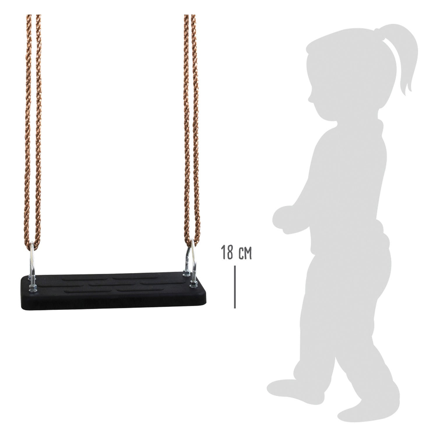 Petit pied swing noir