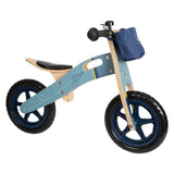 Petit pied avion en bois bleu - afbeelding 2