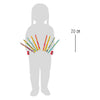 Petit pied - crayons de couleur arc-en-ciel avec un crayon plus net, 10dlg.