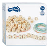 Petit pied - perles de lettre en bois fabriquant des cous, 300 perles