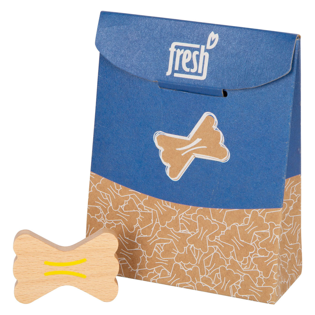 Nouilles de jeu en bois à petit pied, 12dlg.