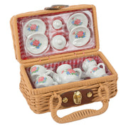 Porcelaine de café et de thé à petit pied dans une valise, 14dlg. - afbeelding 3