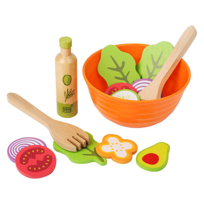 Small Foot Wooden Playetts Salad Play Set, 15dlg,