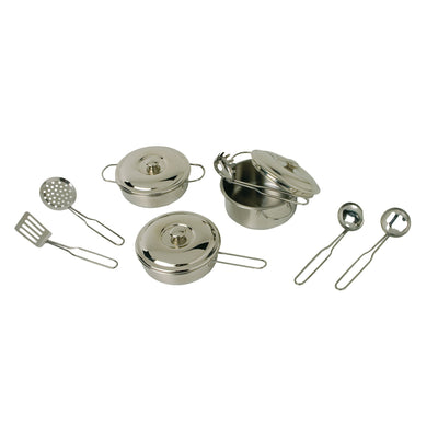 Petit ensemble de casseroles en métal, 11dlg,