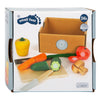 Petit pied en bois Snijen Speelten Vegetables Ensemble, 13dlg.