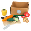 Petit pied en bois Snijen Speelten Vegetables Ensemble, 13dlg.