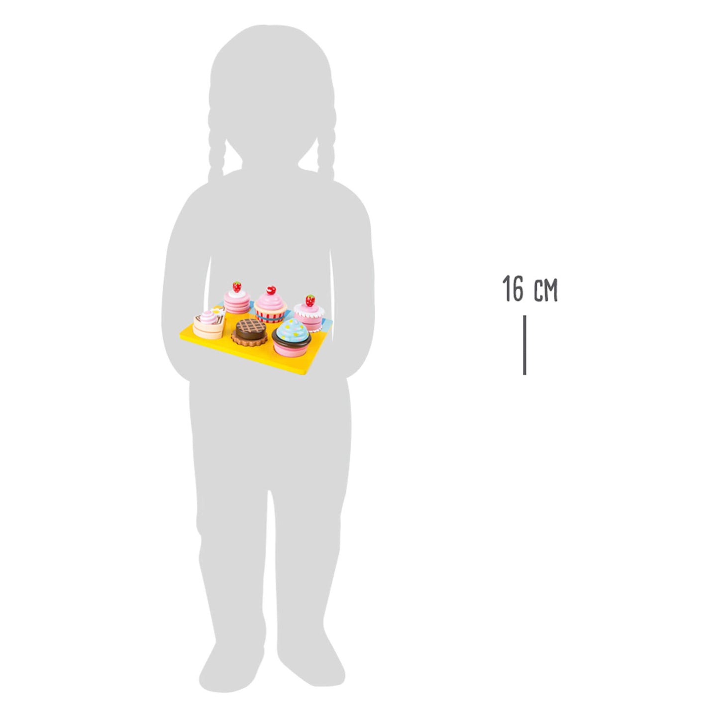 Cupcakes et gâteaux Speelten Speelten de petit pied, 13dlg.