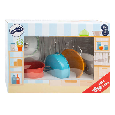 Petites casseroles et ustensiles de cuisson, 8dlg.