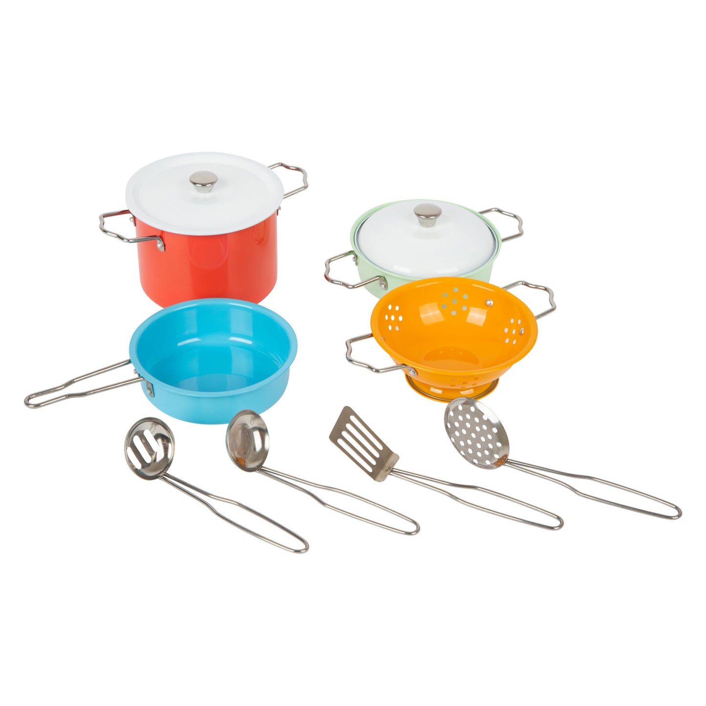 Petites casseroles et ustensiles de cuisson, 8dlg.