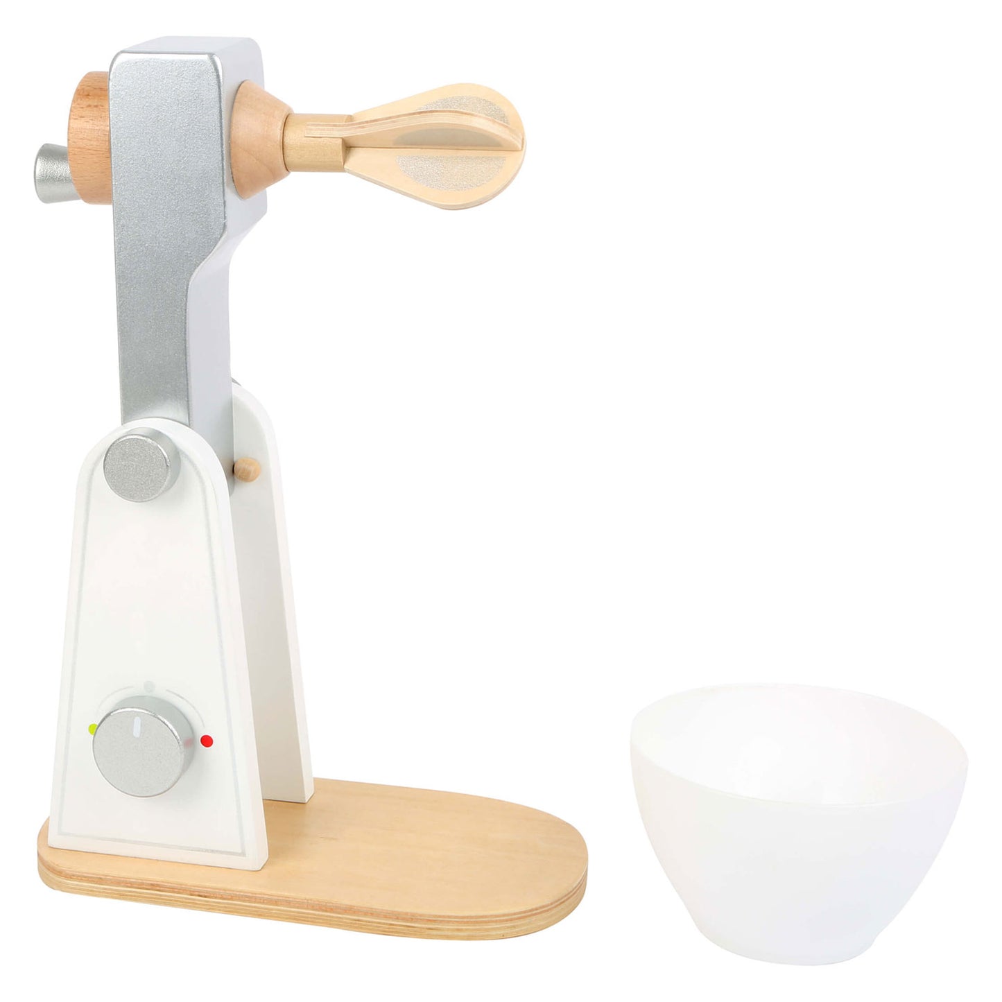 Petit mélangeur en bois de pied blanc