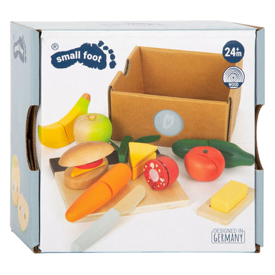Small Foot Wooden Snijen Speelten Lunch Set, 24dlg.