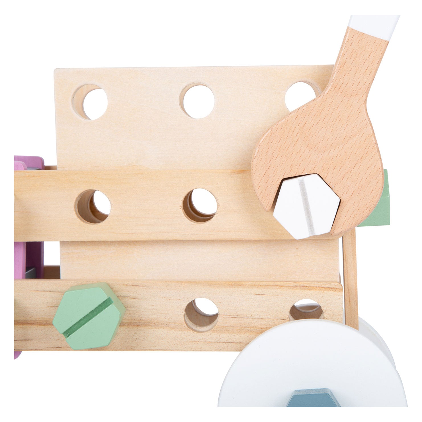 Kit de construction en bois pour petits pieds nordiques, 67pcs.