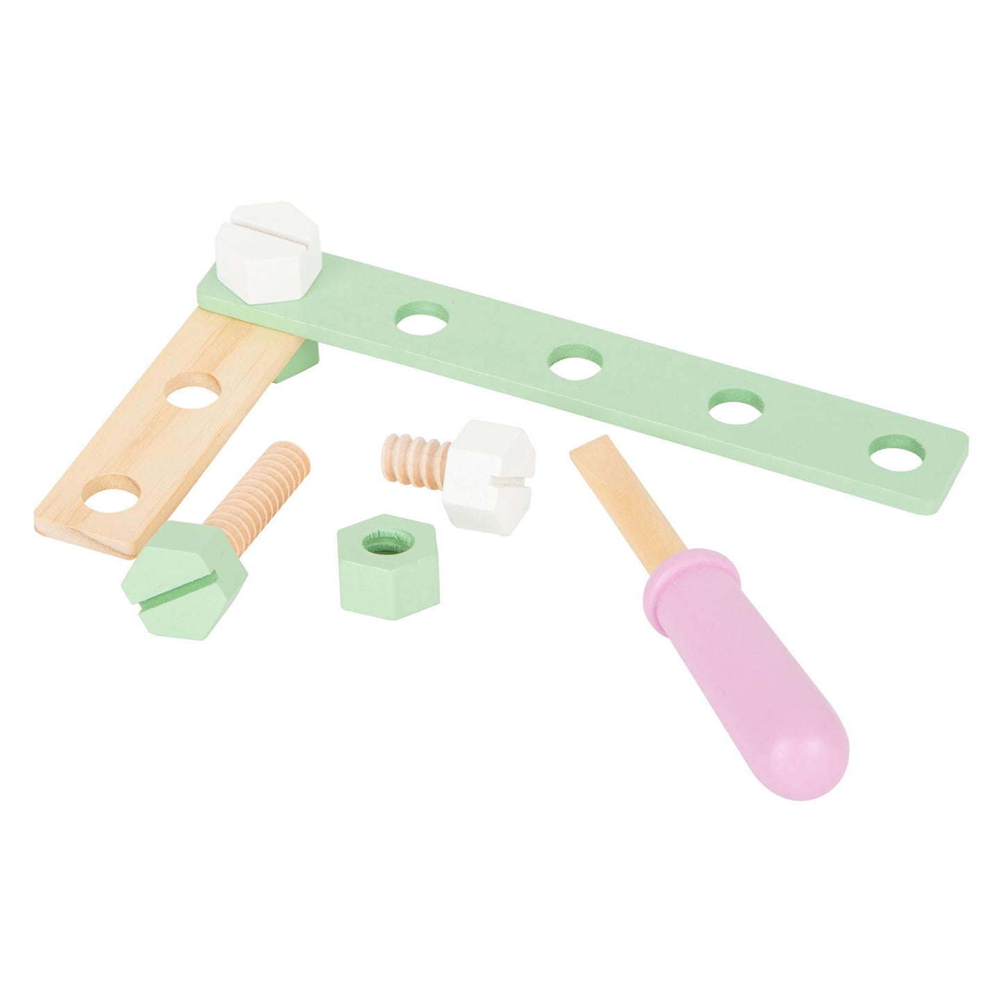 Kit de construction en bois pour petits pieds nordiques, 67pcs.