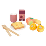 Petit jeu de pique-nique à pied avec des playets en bois savoureux, 26dlg. - afbeelding 5