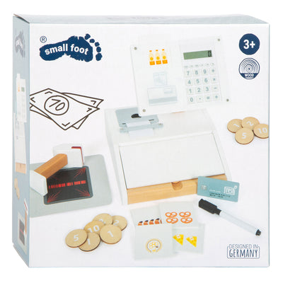 Côte de jouets en bois à petit pied avec scanner, 15dlg.