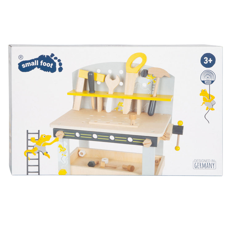 Petit pied de travail en bois compact Miniwob, 34dlg.