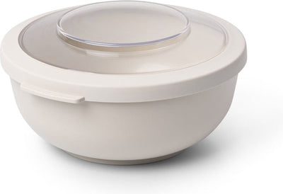 Amuse life bowl boîte à lunch récipient alimentaire compact avec couvercle en tritan 200 ml gris