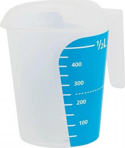 DBP Mesurer la tasse 500 ml bleu