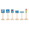 Small Foot Wooden Mini Traffic Signal Signet, 25dlg.