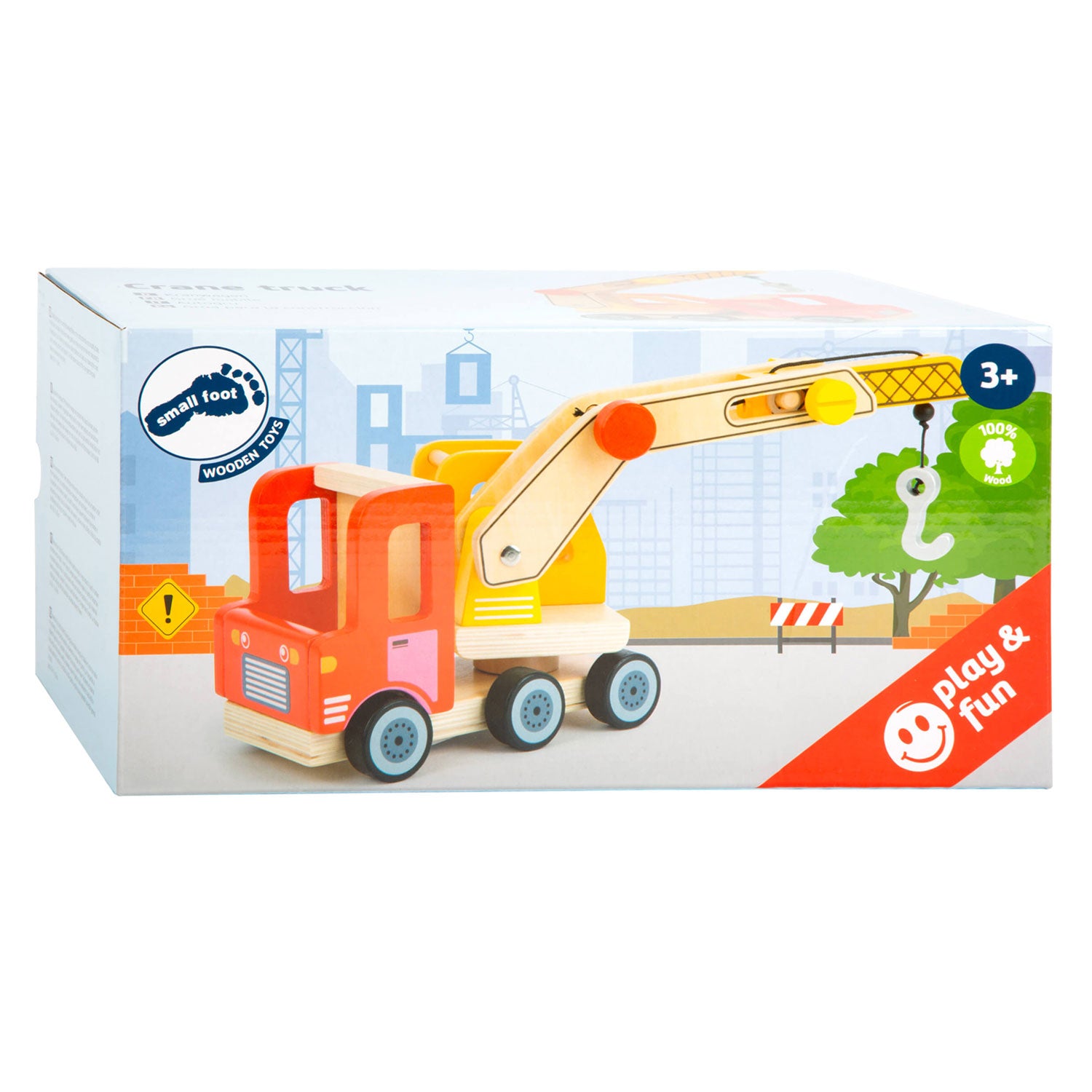 Petit pied - wagon à robinet en bois avec robinet mobile
