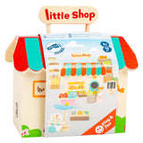 Petit pied Houten ensemble Speelwinkel Poppenhuis, 15dlg. - afbeelding 2
