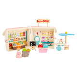 Petit pied Houten ensemble Speelwinkel Poppenhuis, 15dlg. - afbeelding 3