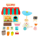 Petit pied Houten ensemble Speelwinkel Poppenhuis, 15dlg. - afbeelding 5