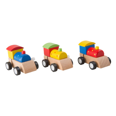 Petit trains en bois à pied wrandolable, pièce EP