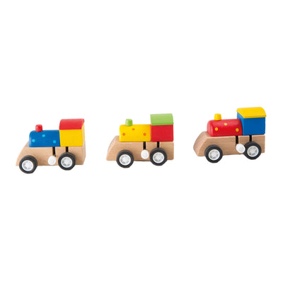 Petit trains en bois à pied wrandolable, pièce EP