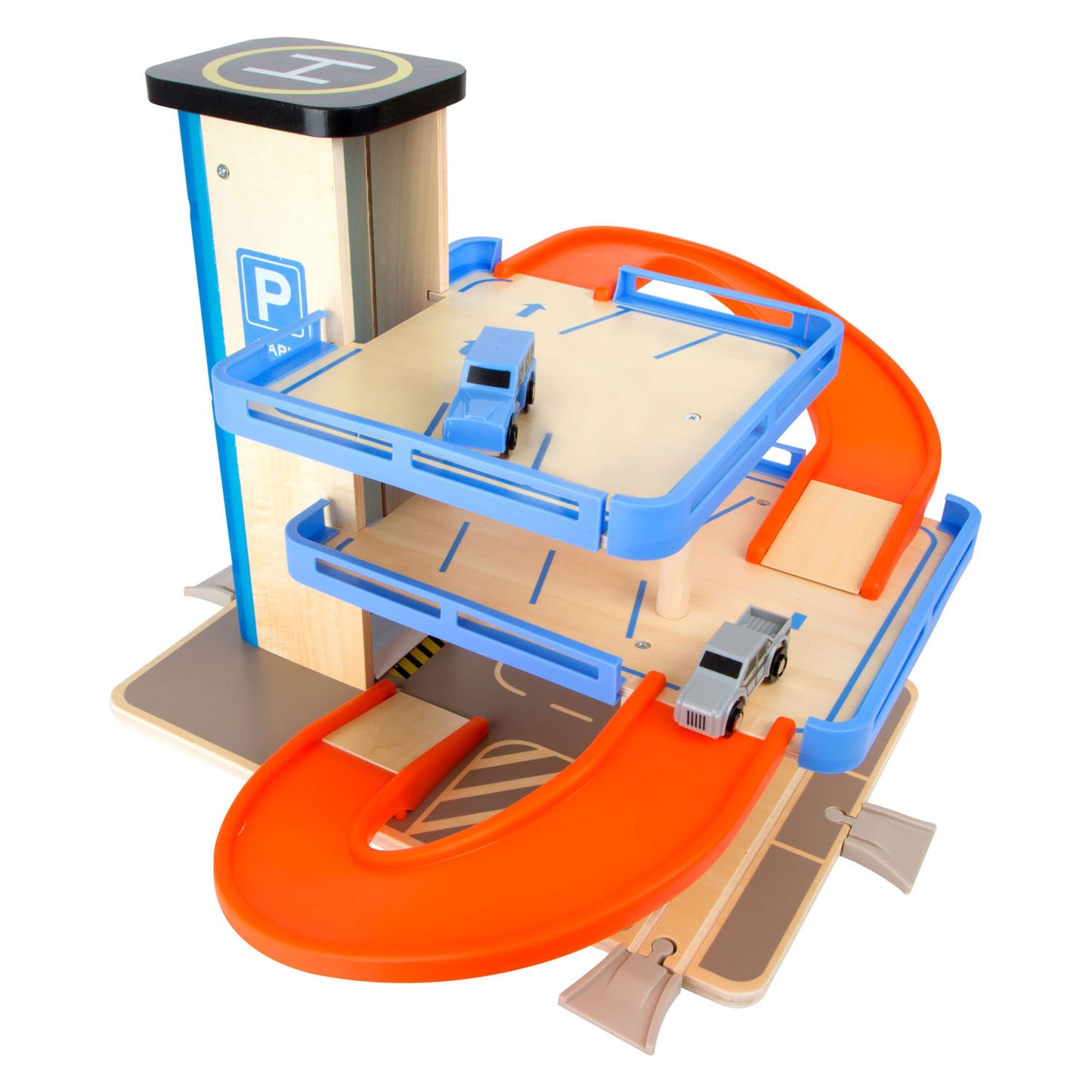 Classe d'affaires de garage en bois petit pied