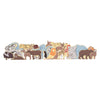 Petite lettre en bois et façonnez des animaux de puzzle, 26e.