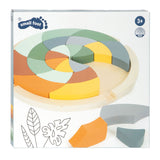 Puzzle de forme en bois de petit pied rond, 24e. - afbeelding 2