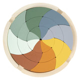 Puzzle de forme en bois de petit pied rond, 24e. - afbeelding 4