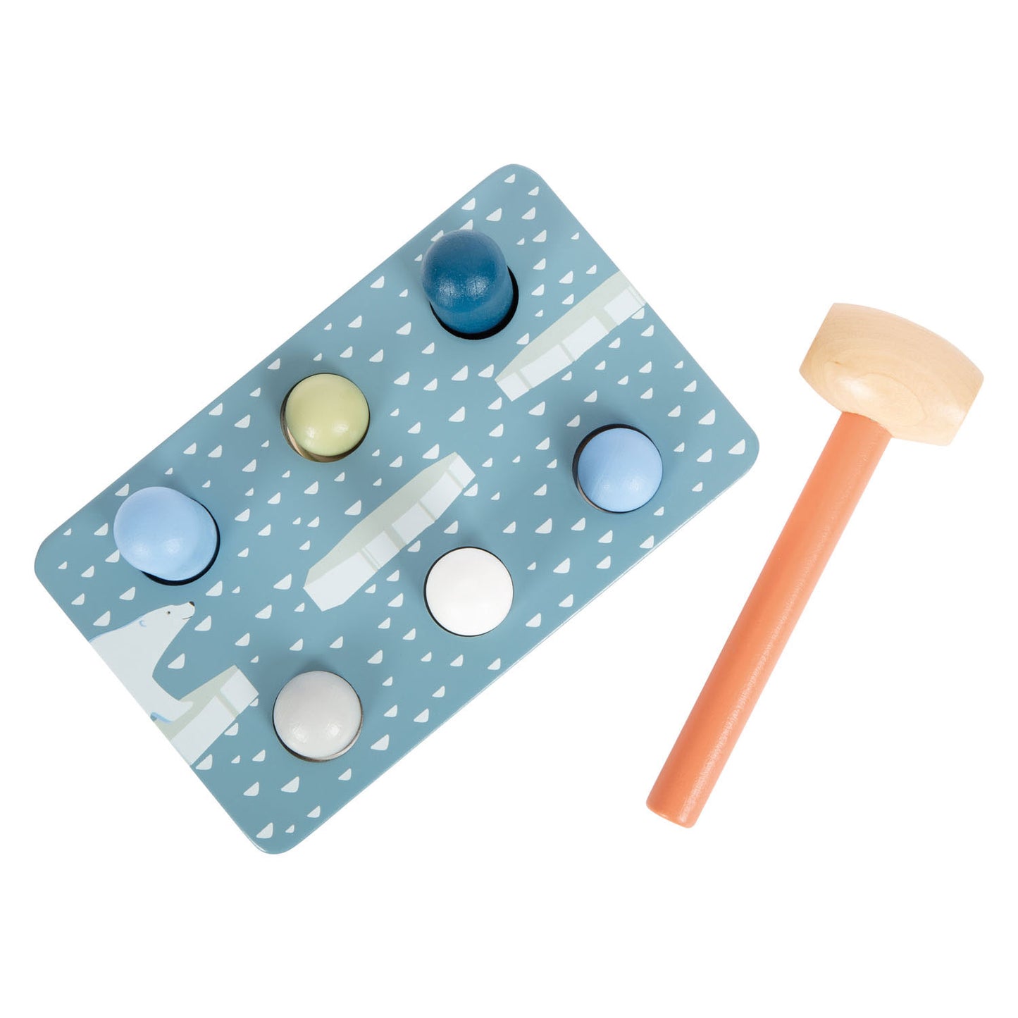 Petit pied en bois Hamperbank Arctic, 2dlg.
