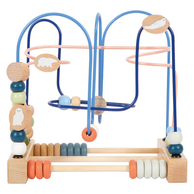 Motation en bois de petit pied spirale arctique