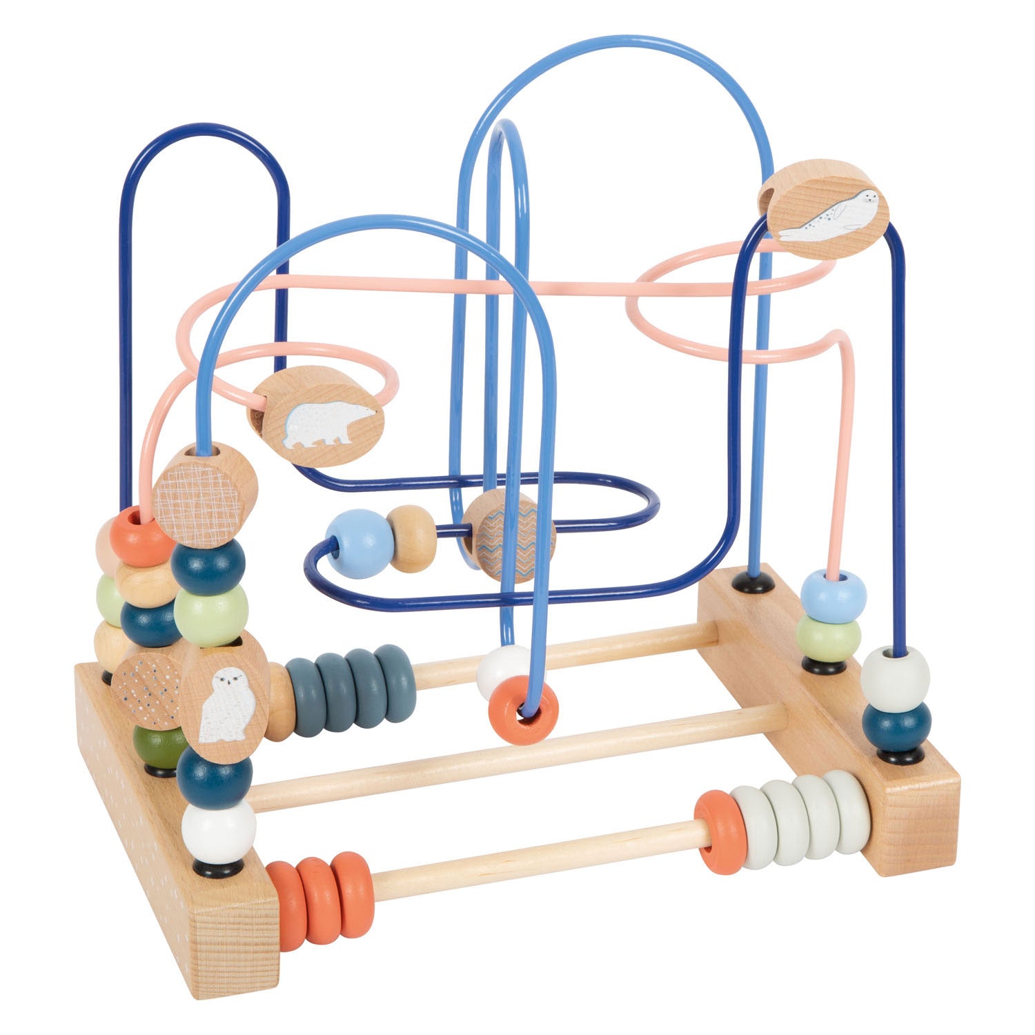Motation en bois de petit pied spirale arctique