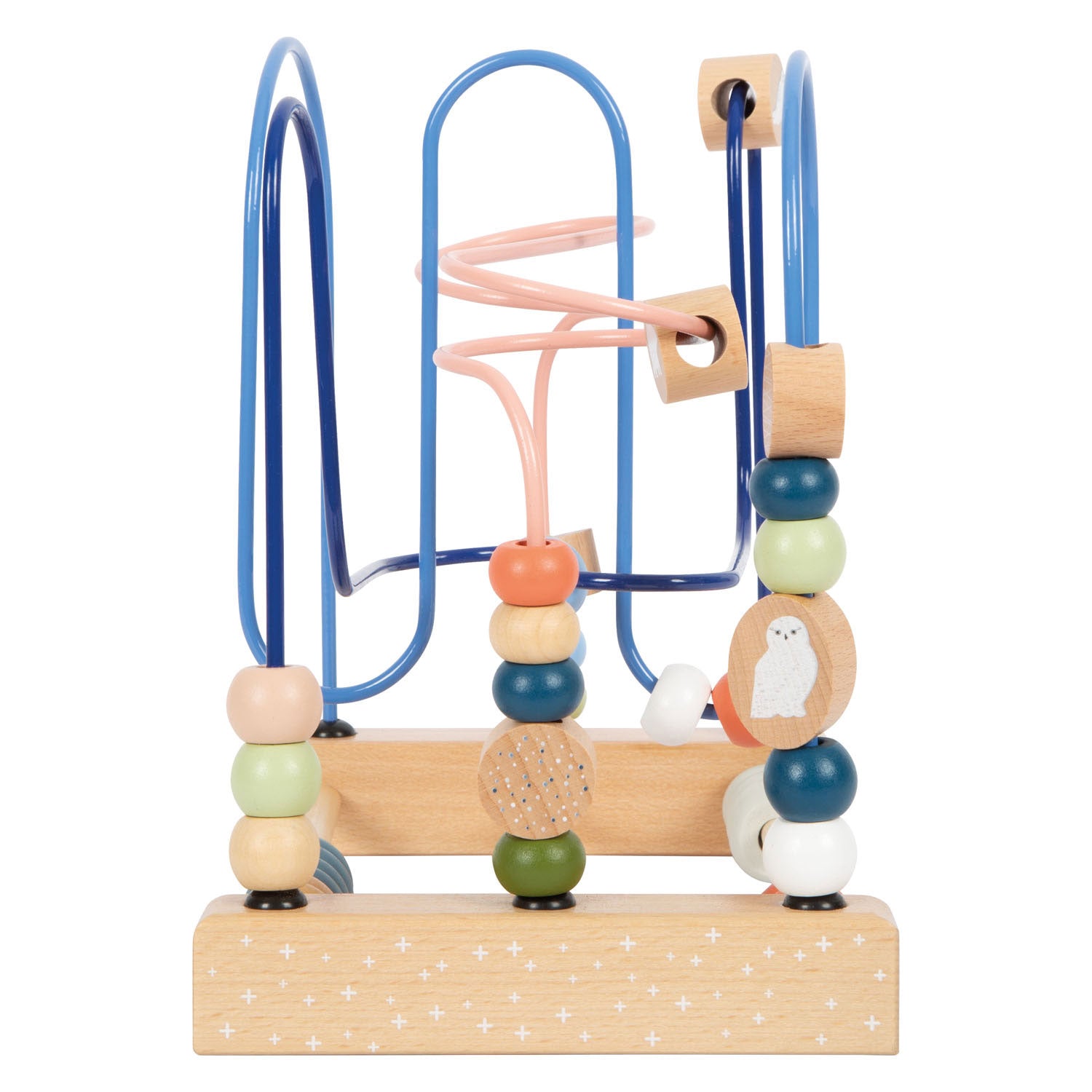 Motation en bois de petit pied spirale arctique