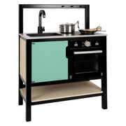 Petit pied en bois de cuisine industriel, 6dlg. - afbeelding 3