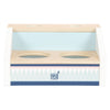 Petit pied de crème glacée compacte en bois frais, 6dlg.