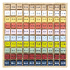 Petite panneau de calcul en bois Ajouter de la couleur, 100dlg.