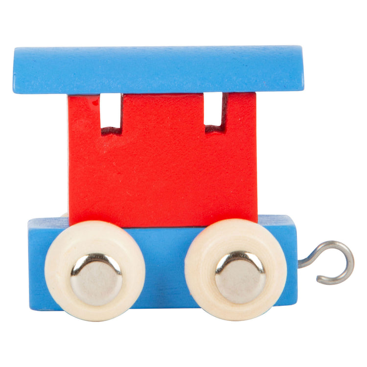 Petit pied de bois en bois de pied bleu rouge