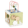 Petit pied en bois moteur activité cube arctique