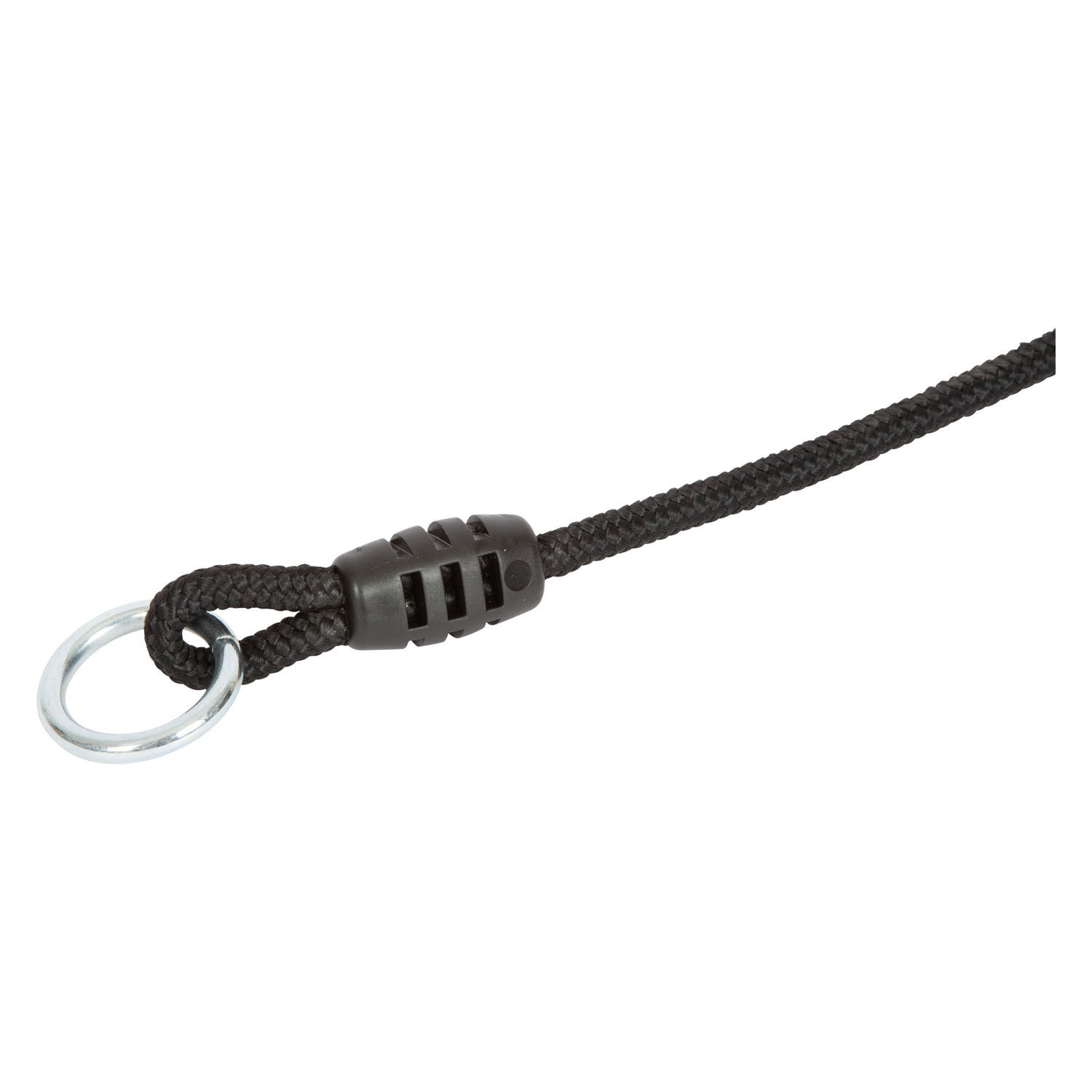 Petit swing à disque de pied avec corde d'escalade en ligne noire