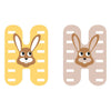Petit pied animaux en bois enfant lettre h