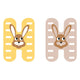 Petit pied animaux en bois enfant lettre h