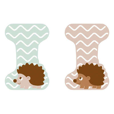 Animaux en bois de petit pied Lettre enfant I.