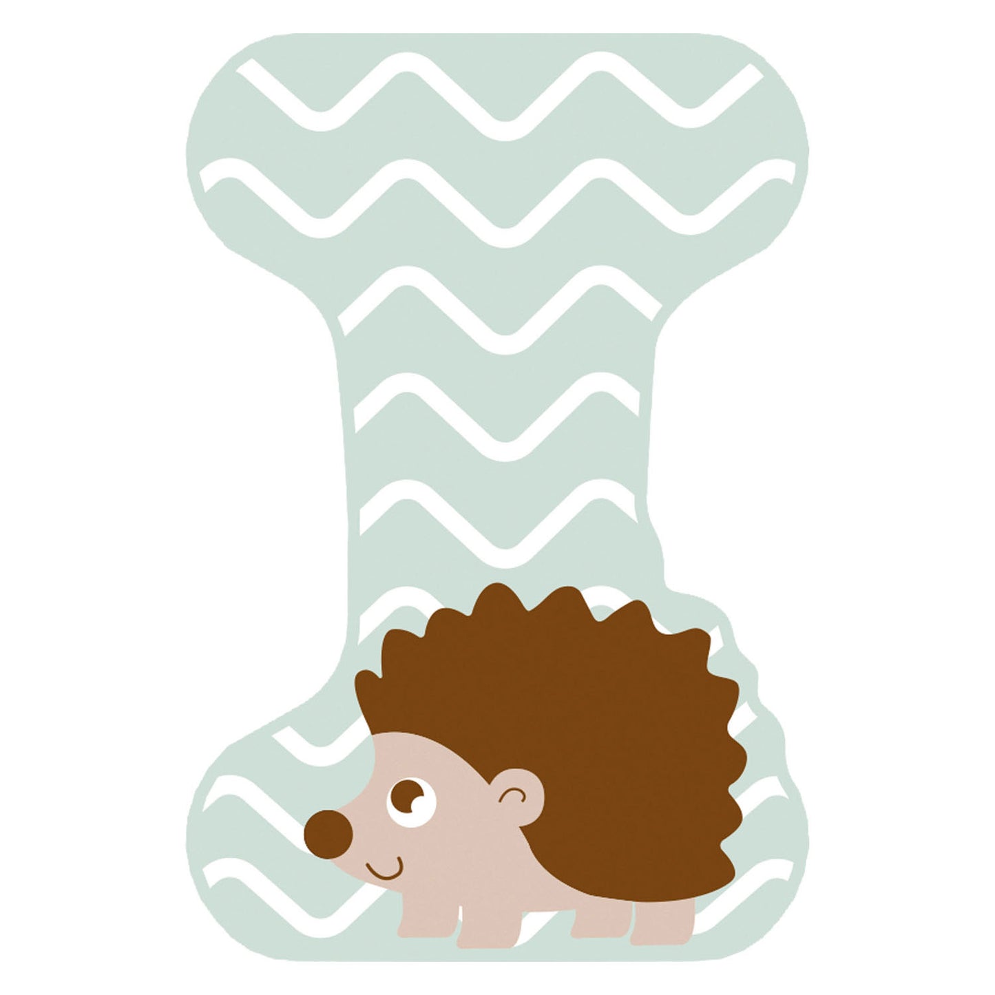 Animaux en bois de petit pied Lettre enfant I.