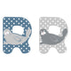 Petit pied animaux en bois enfant lettre r